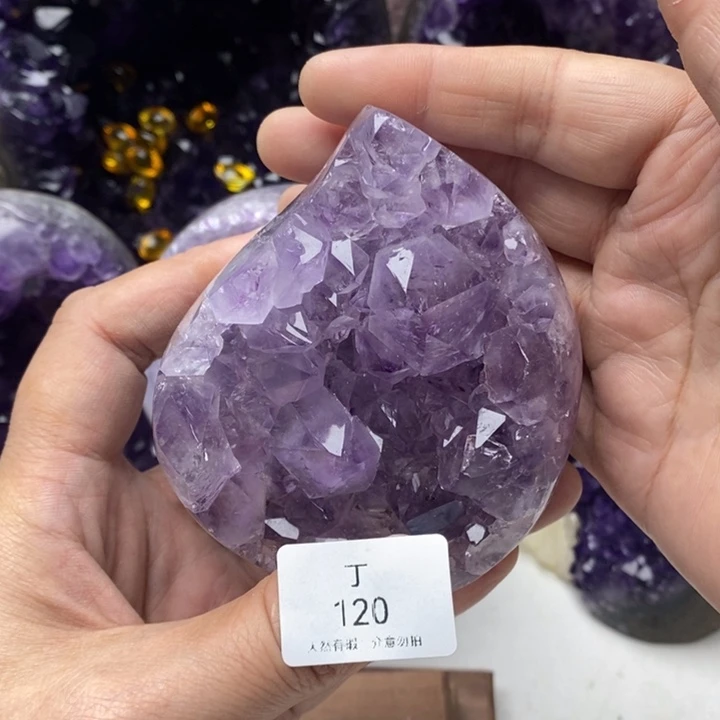 心***尘未镶嵌珠宝半成品紫晶