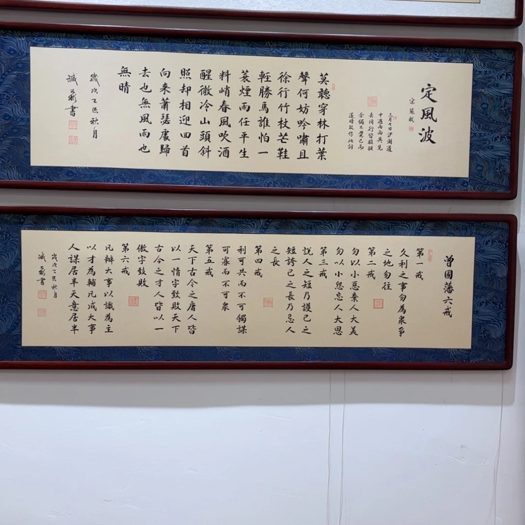 书法160×45定风波作品
