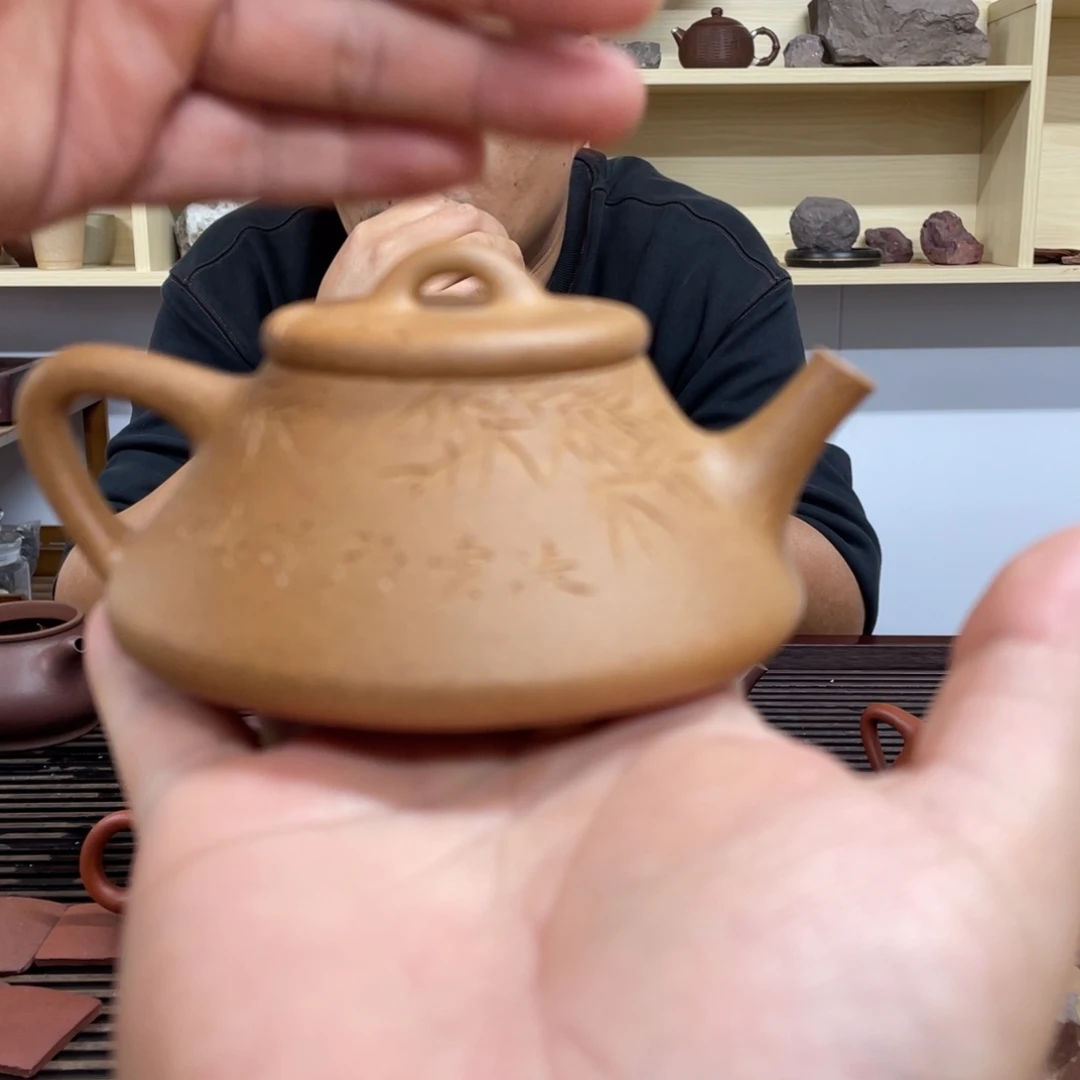 茶壶紫砂 黄段文票