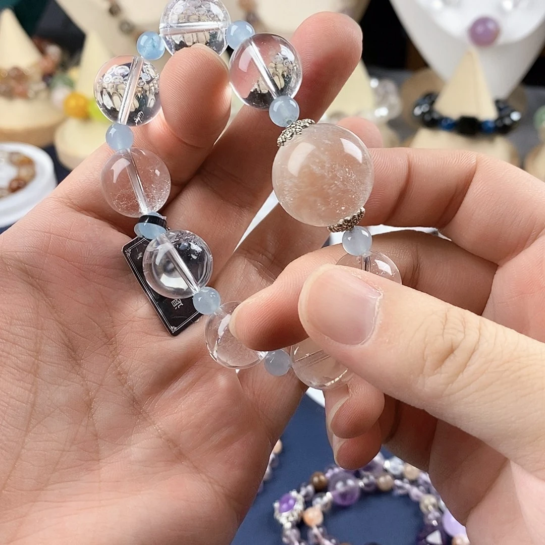 银S925镶嵌手链水晶