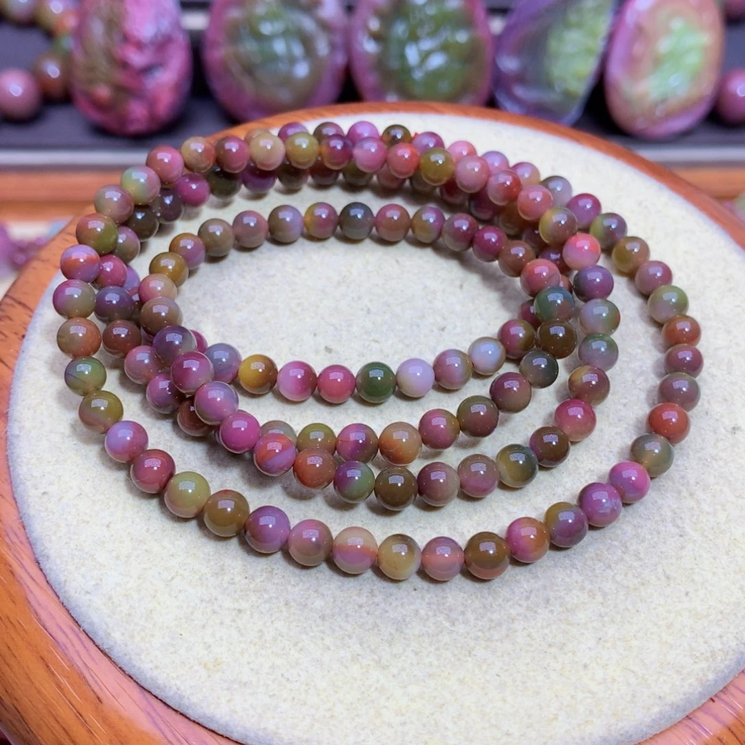 玛瑙手链未镶嵌盐源