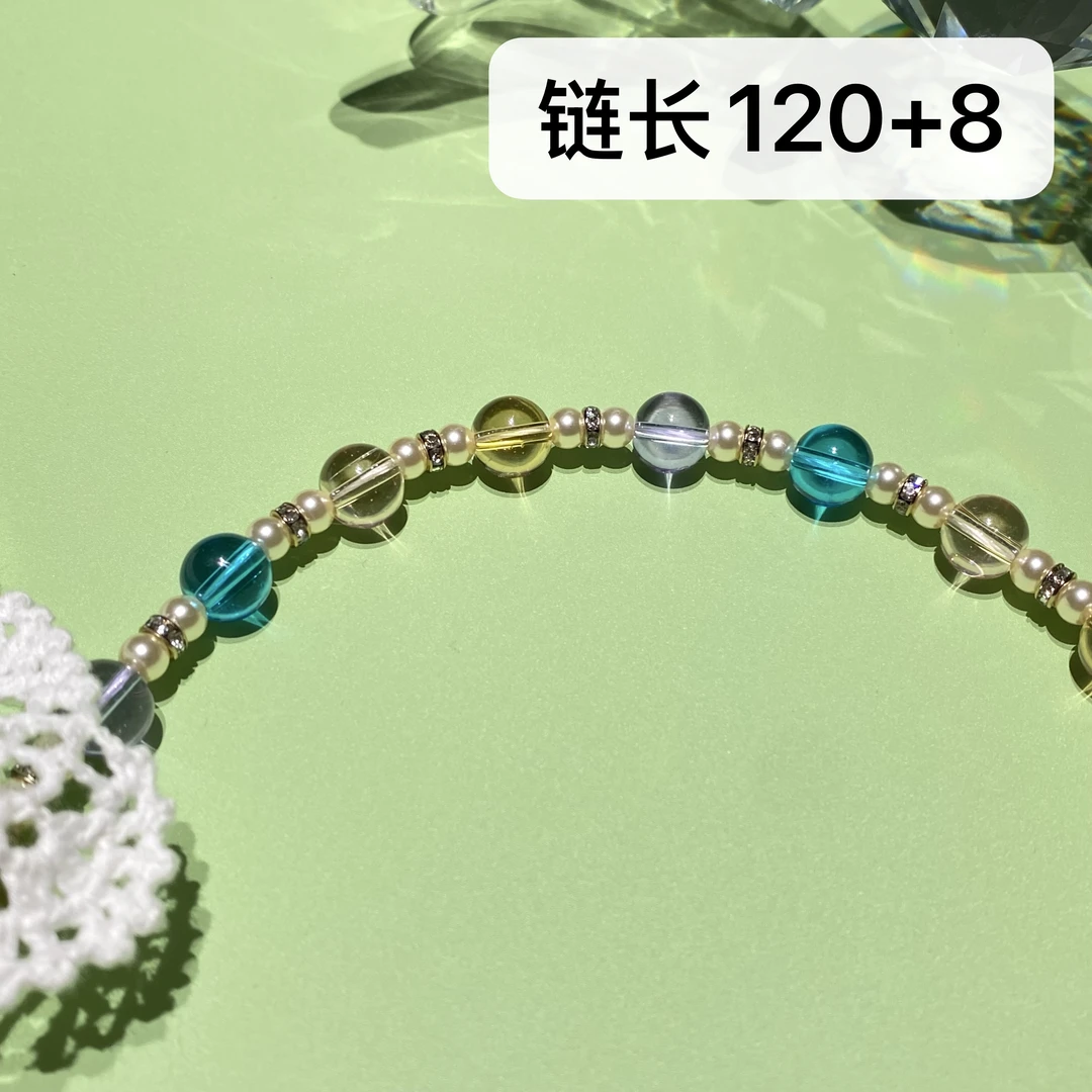 铜合金琉璃项链 个性百搭项链8808