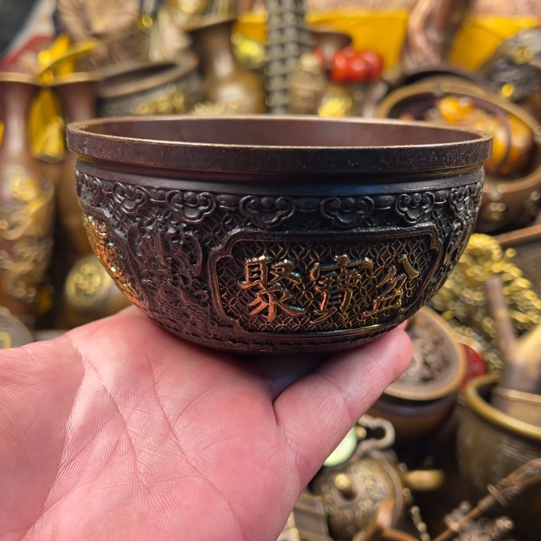 茶壶香炉铜器摆件