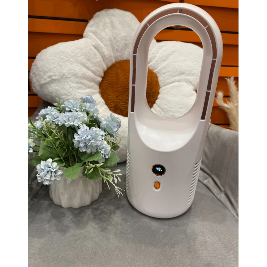 新款电风扇落地扇无叶塔式静音立式宿舍台式风扇电扇 LS