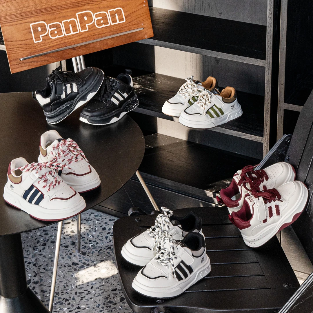 【棉花糖】（四季单里+二棉）2025超轻超轻的皮面防雨板鞋童鞋