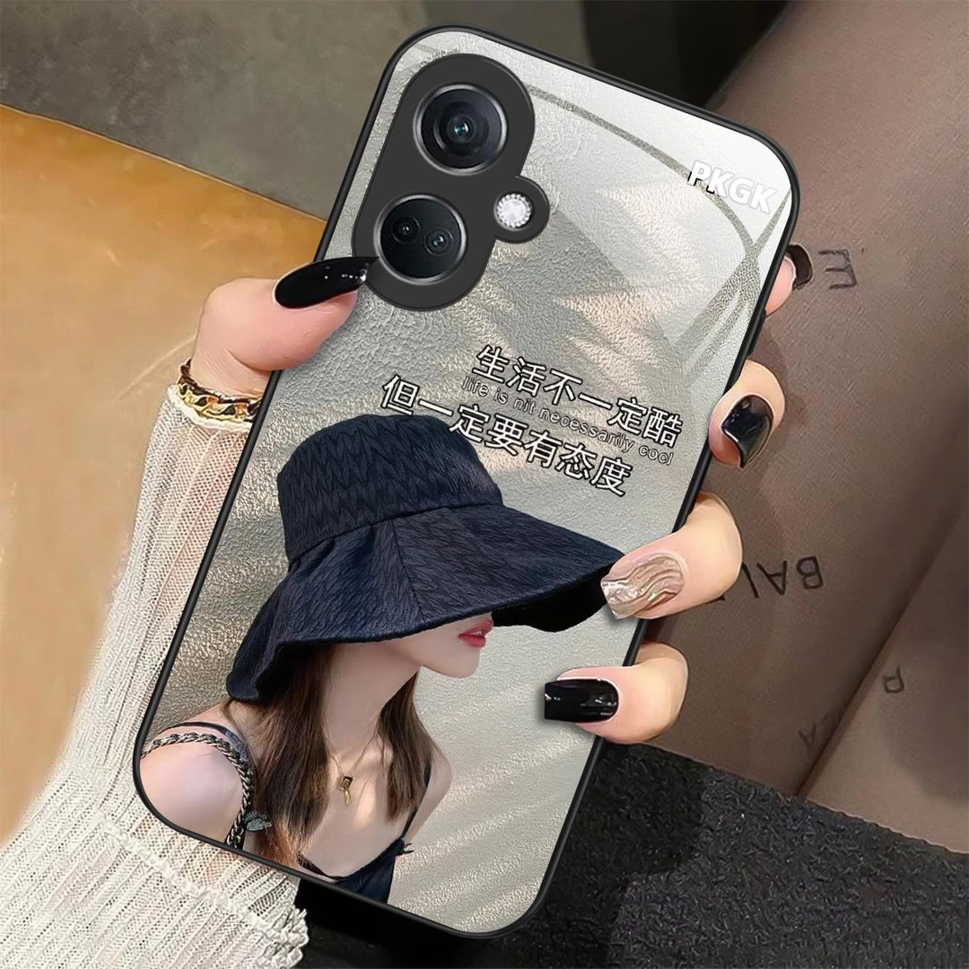 适用【OPPO A2m】生活态度液态玻璃手机壳 超薄防摔刮 优雅时尚