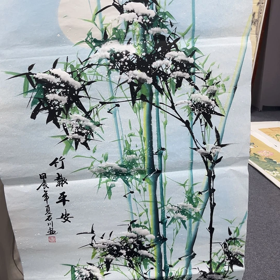 国画国画老师手绘作品