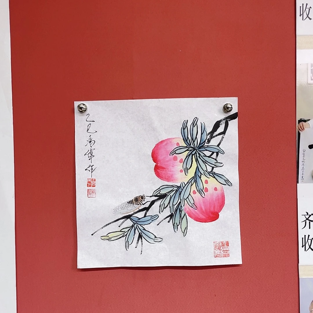 国画冯伟老师手绘国画作品音浩