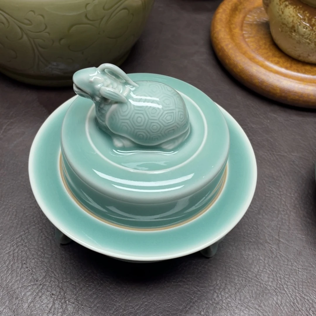 倩福利青瓷茶具杯子