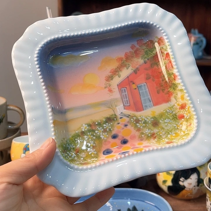 陶景德镇釉下手绘陶瓷