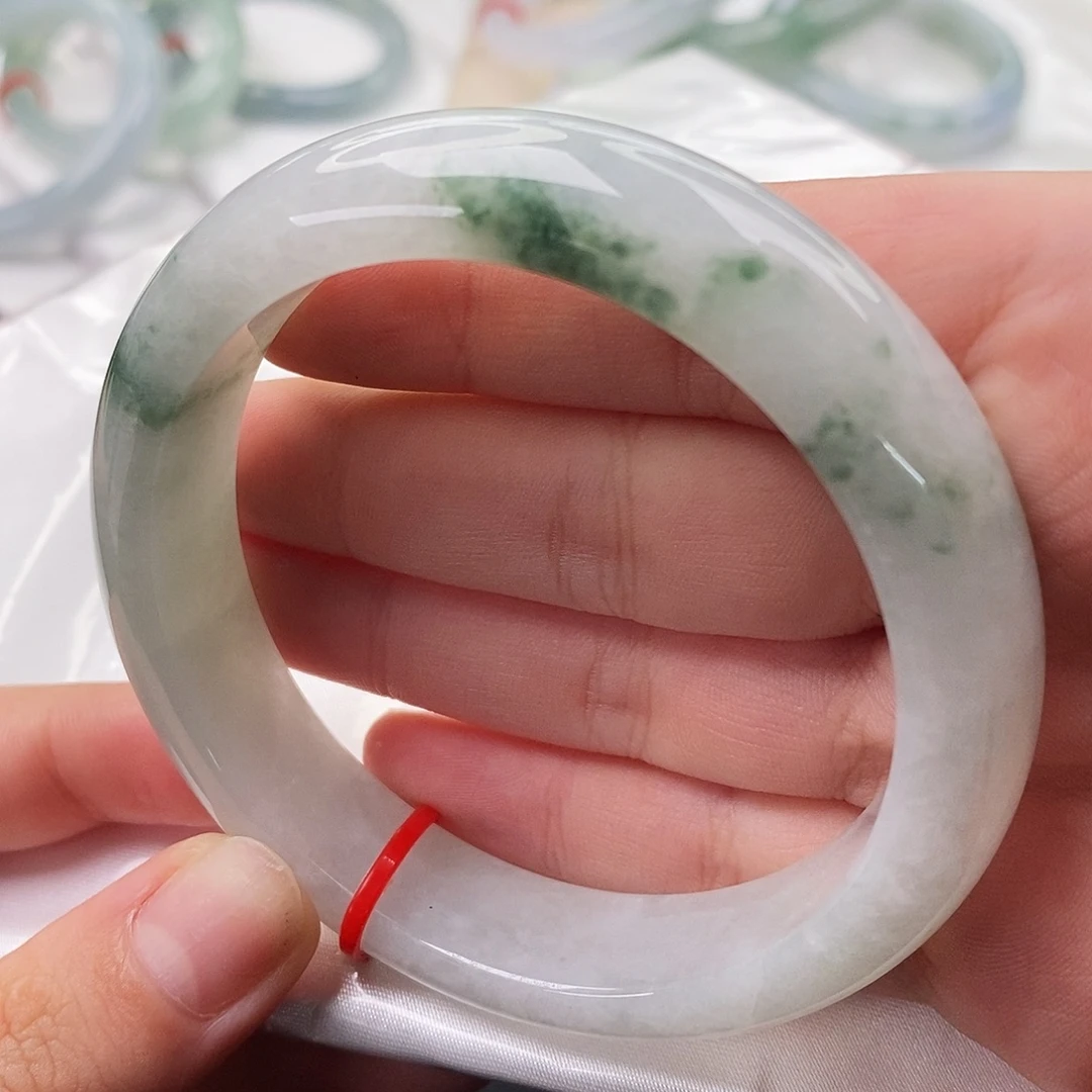 翡翠未镶嵌手镯58 59