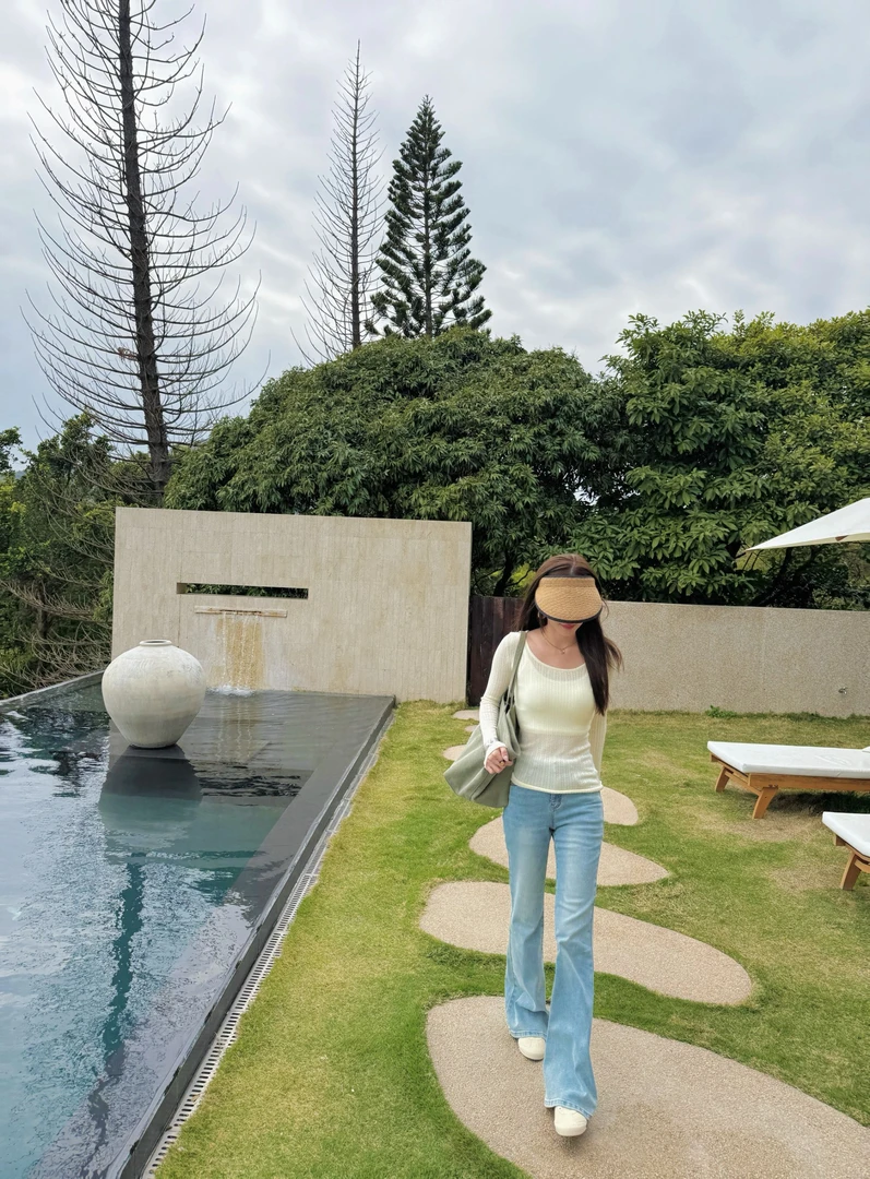 【ZM-SaTEMPLE0】竖条纹毛织上衣0920