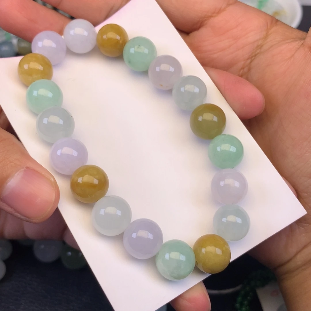 翡翠未镶嵌颈饰天然缅甸翡翠A货卡10+