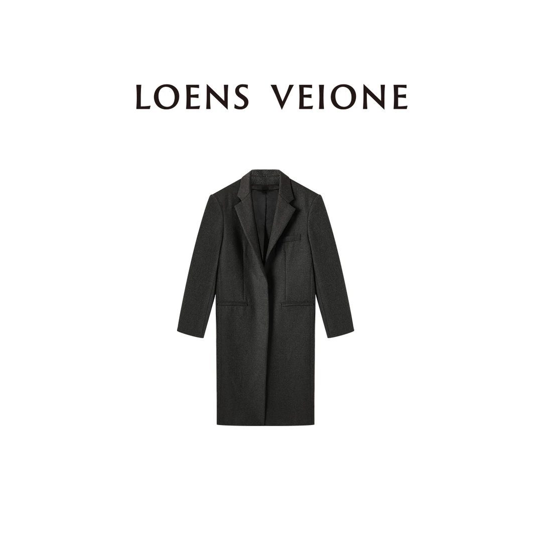 LOENS VEIONE/路斯威亚“曼格西德”意大利绵羊毛风衣24CVDK0020N