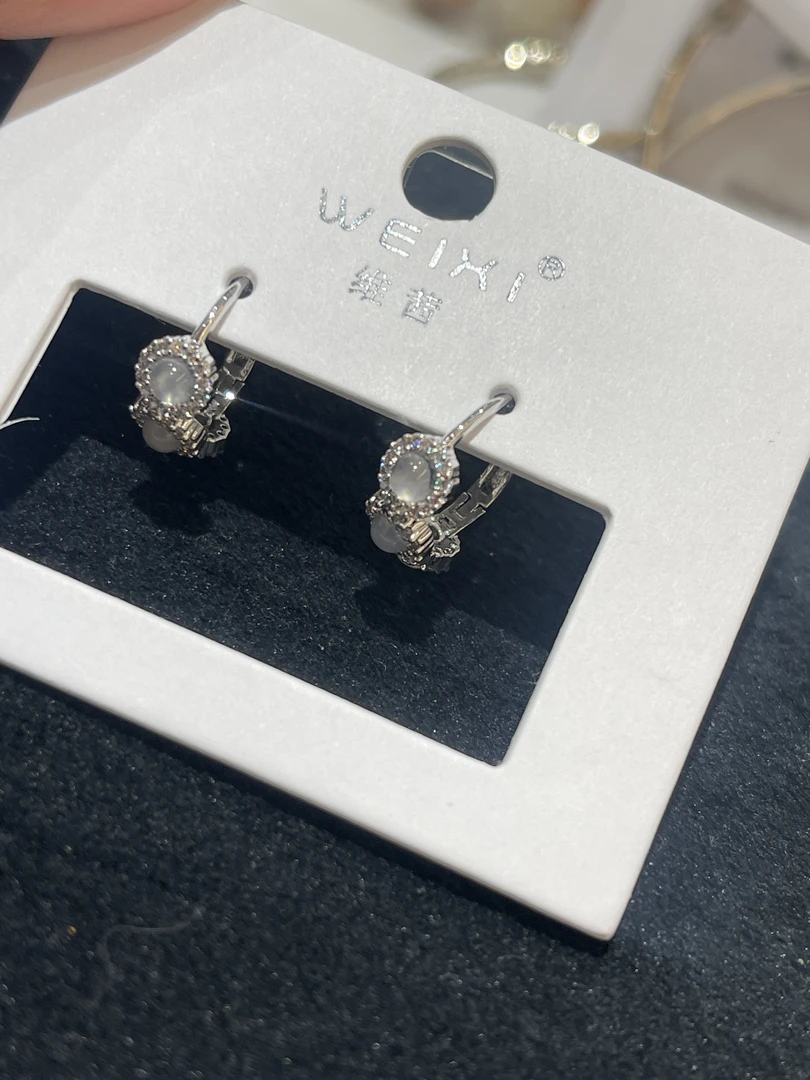 钛钢亚克力耳饰 轻奢风女休闲风日韩耳饰