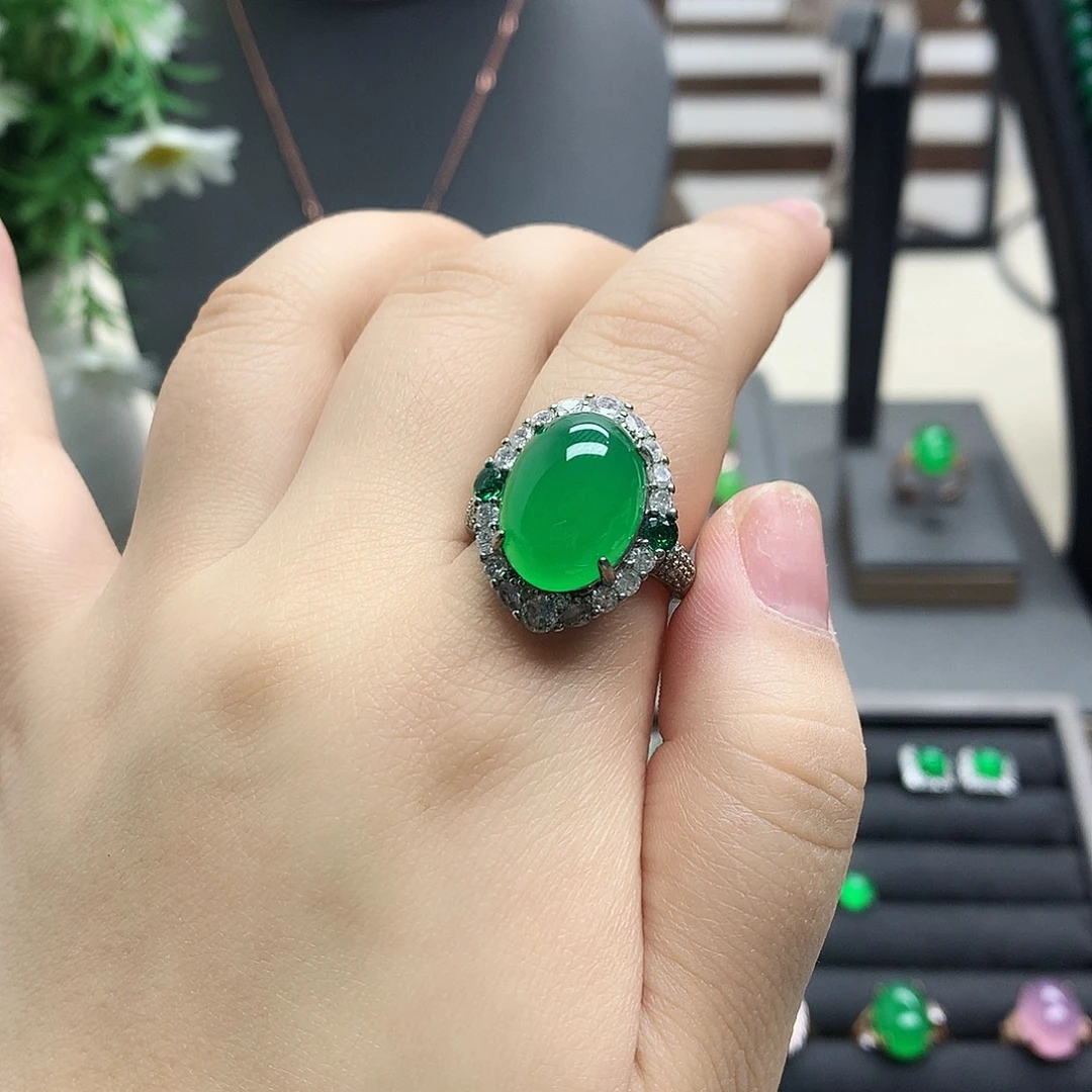 玛瑙/玉髓合金戒指