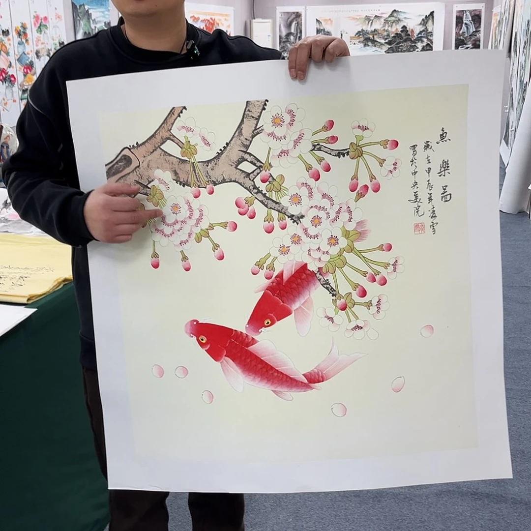 国画宣纸国画纯手绘作品