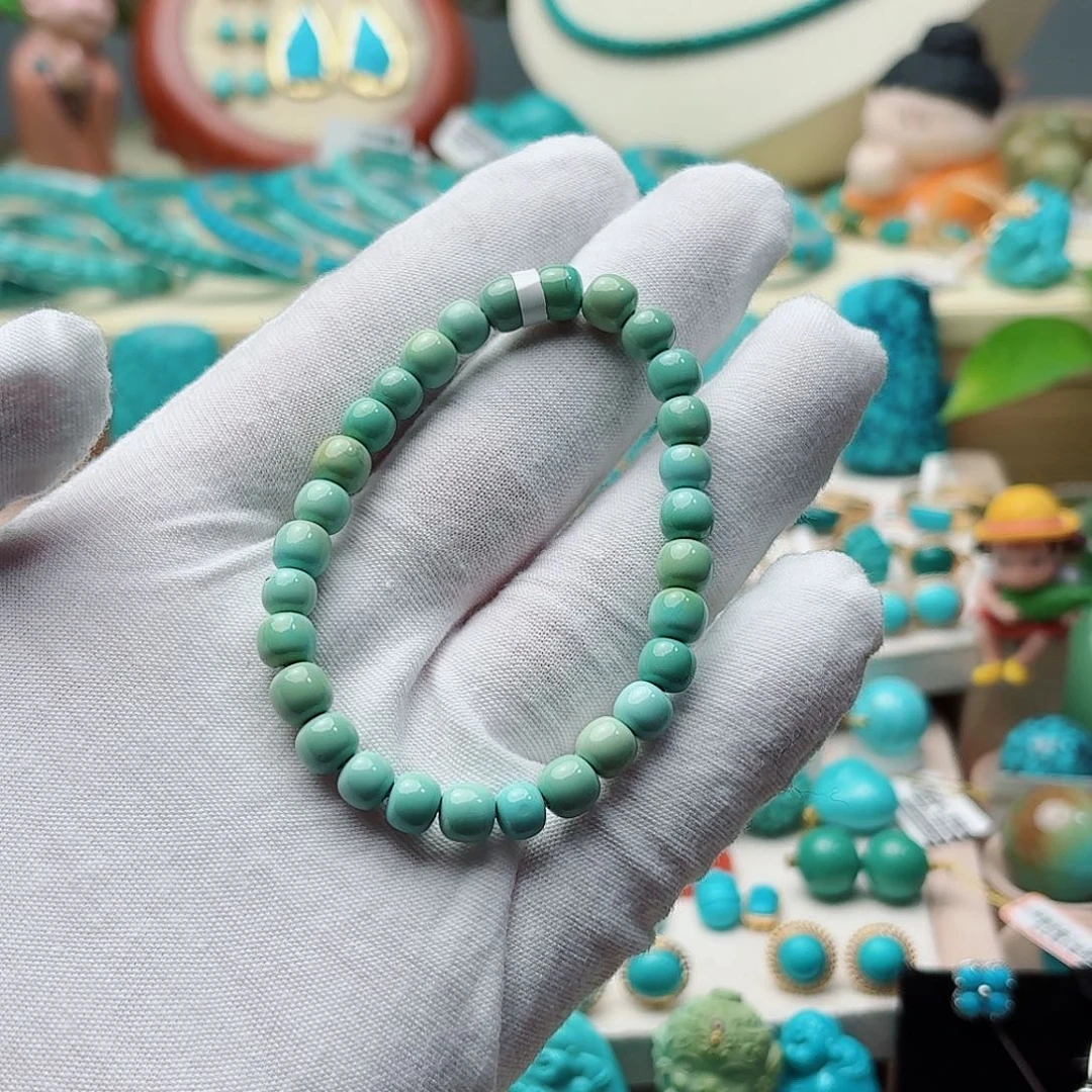 绿松石未镶嵌手链