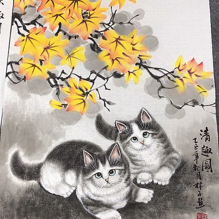 国画国画手绘作品