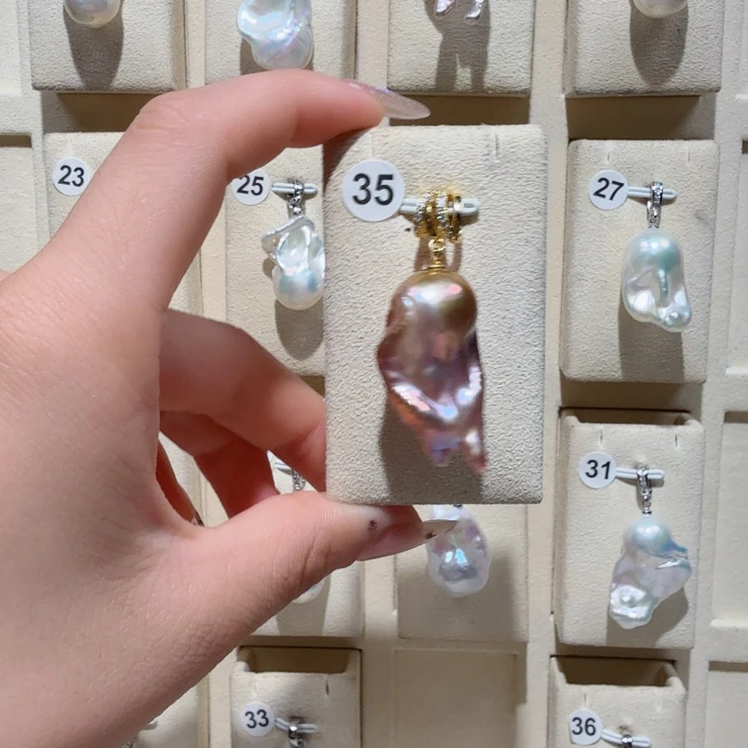 颈饰合金淡水珍珠