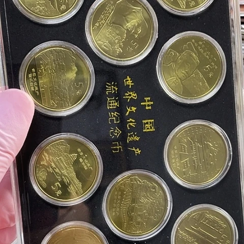 其他普通金属世界文化遗产10枚套装，，，，，