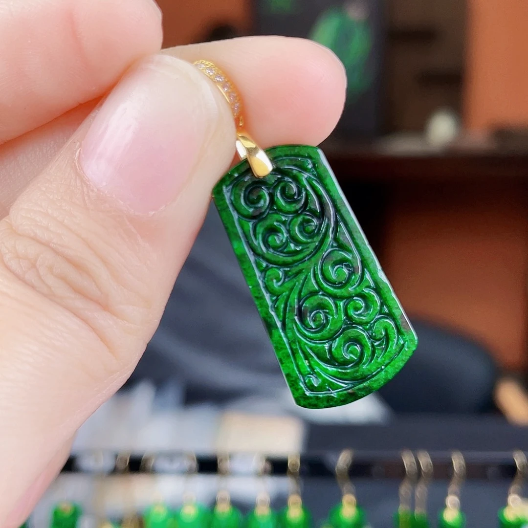 翡翠未镶嵌耳饰饰品