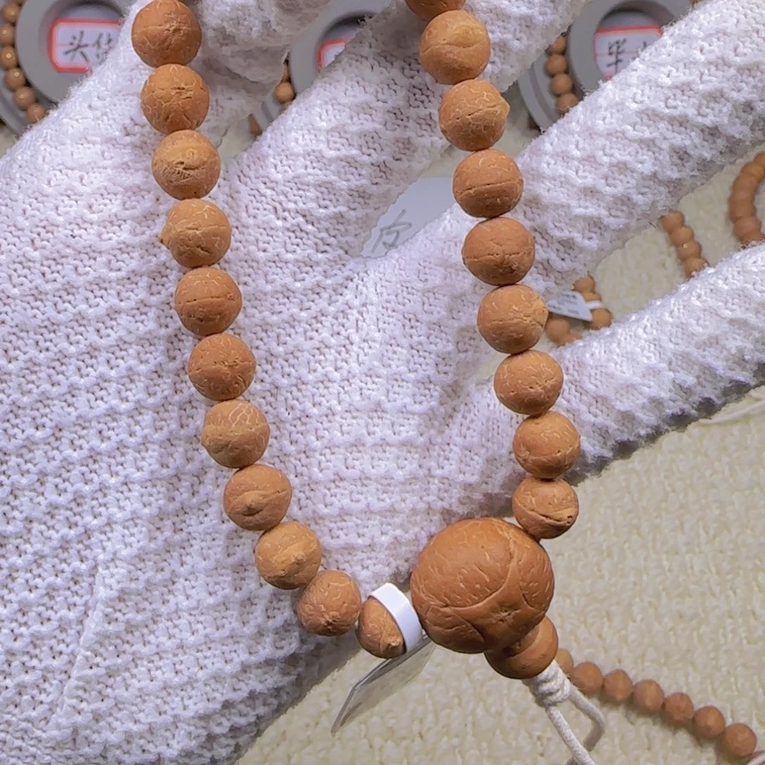 观***落手串凤眼菩提9.5mm左右手串实心