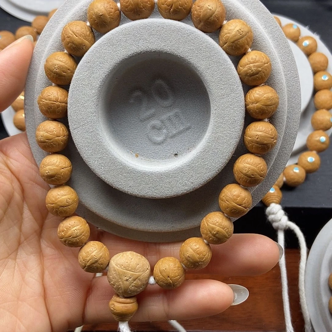 凤眼菩提手串12➕素，25新籽