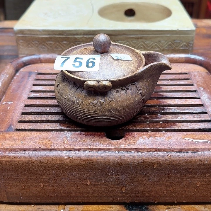 纯手工制作粗陶茶具