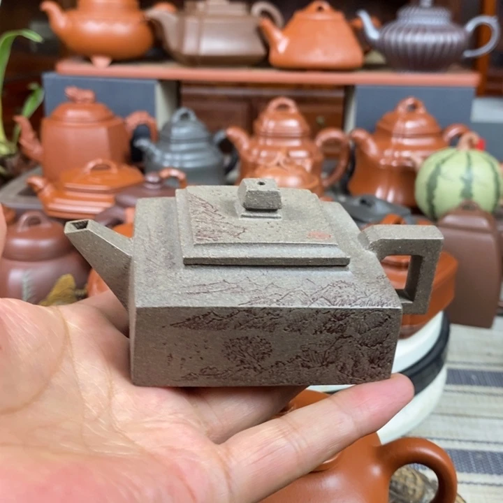定***格茶壶紫砂特价促销120cc