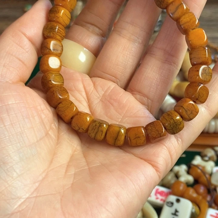 配饰牦牛骨开片方糖卡7