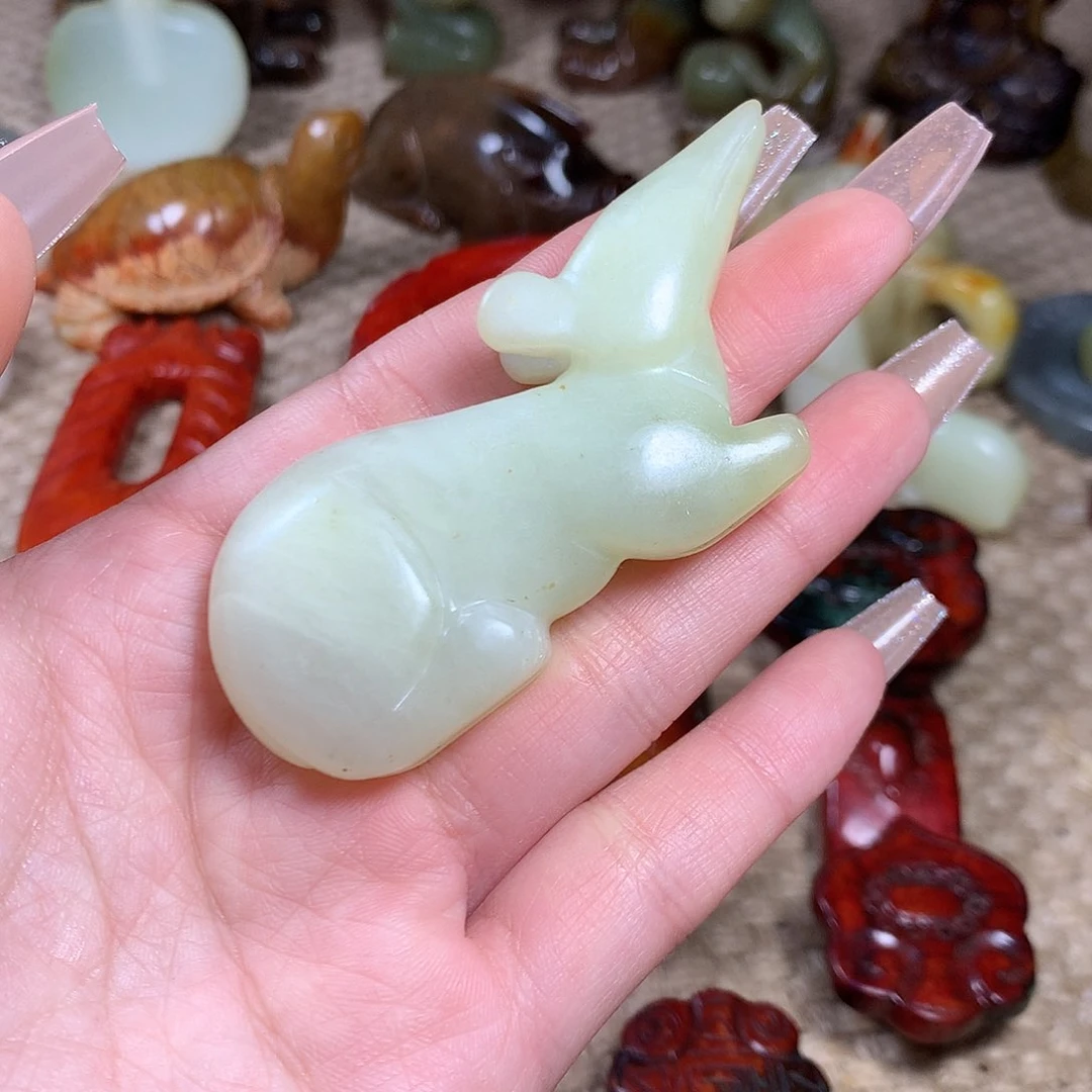 白玉菩提吊坠挂件