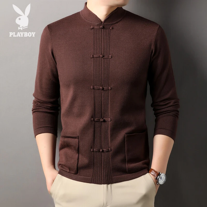 秋冬爆款卫衣专柜花花公子男士长袖大码中式潮流时尚加厚打底衫