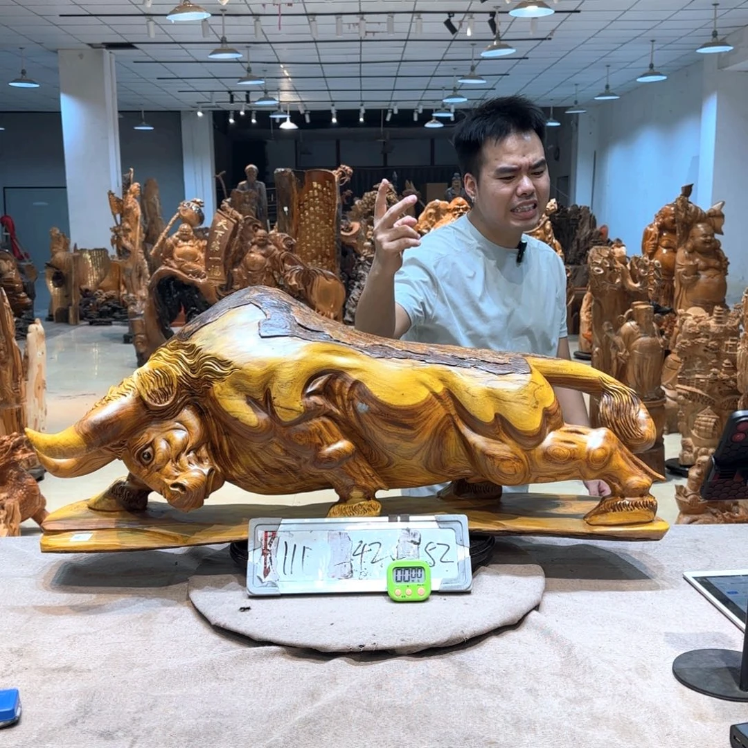 与***行木工艺品摆件不包邮