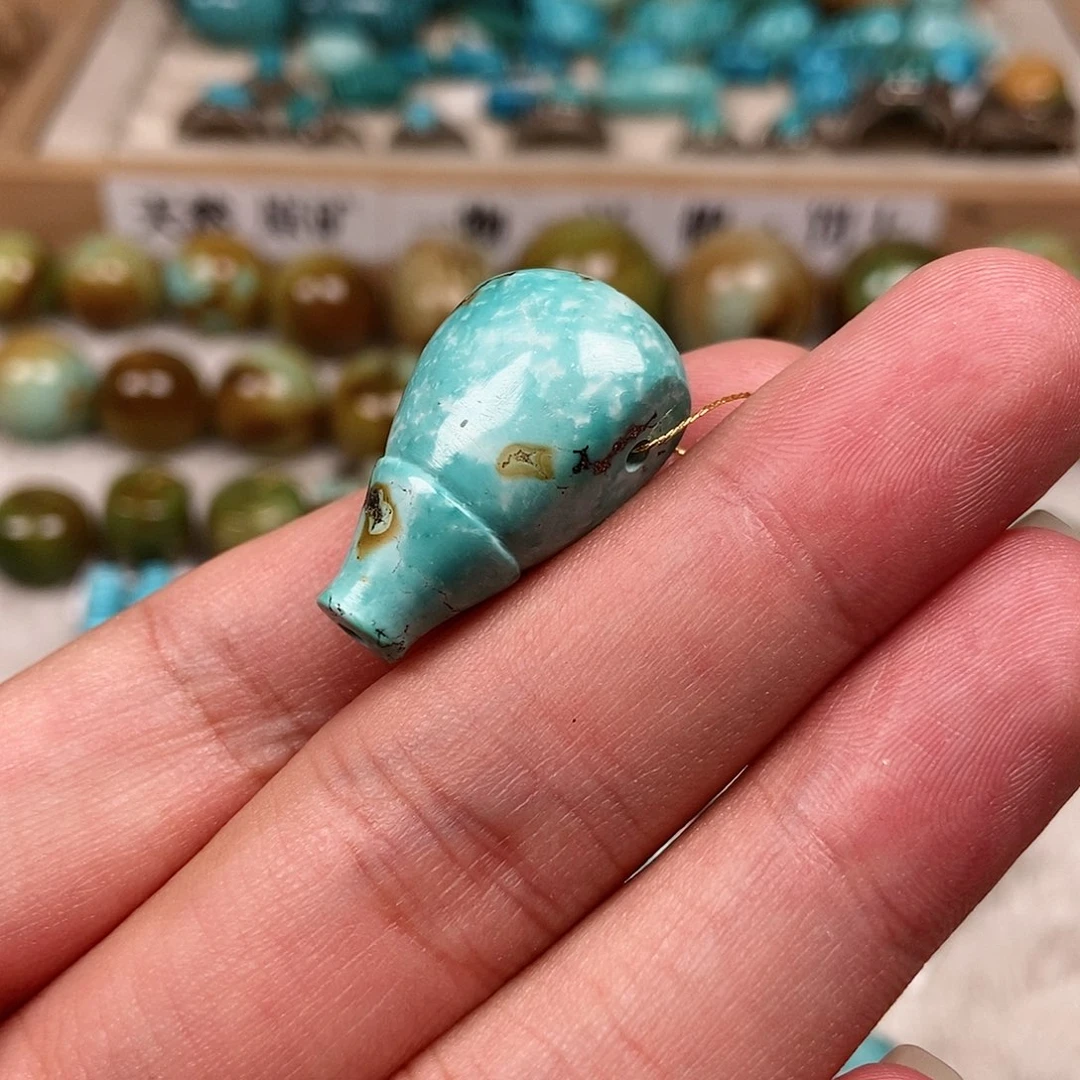 未镶嵌绿松石珠宝半成品