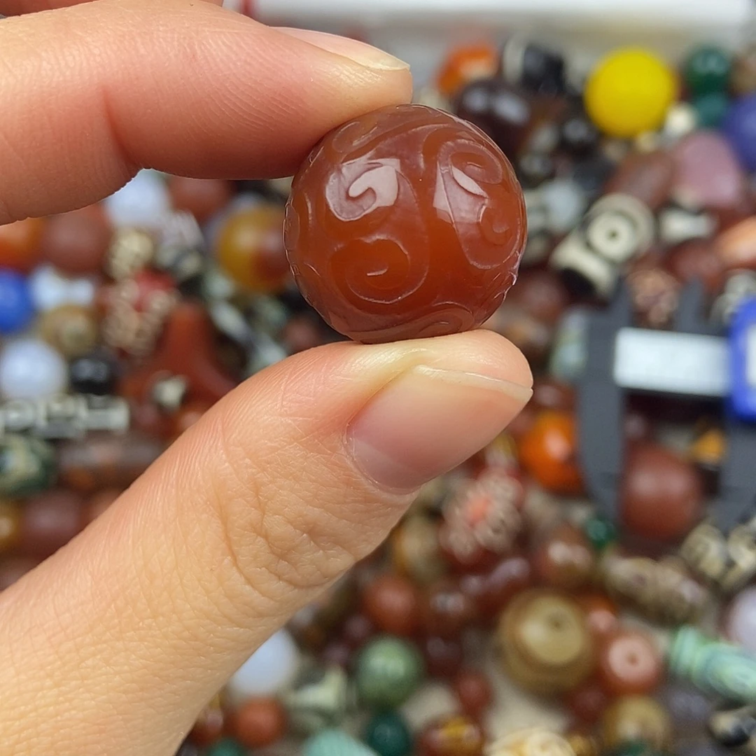 玛瑙/玉髓未镶嵌玛瑙配珠玛瑙散珠