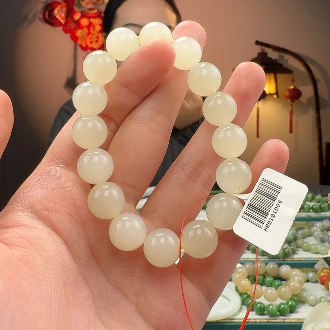 和田玉手串未镶嵌