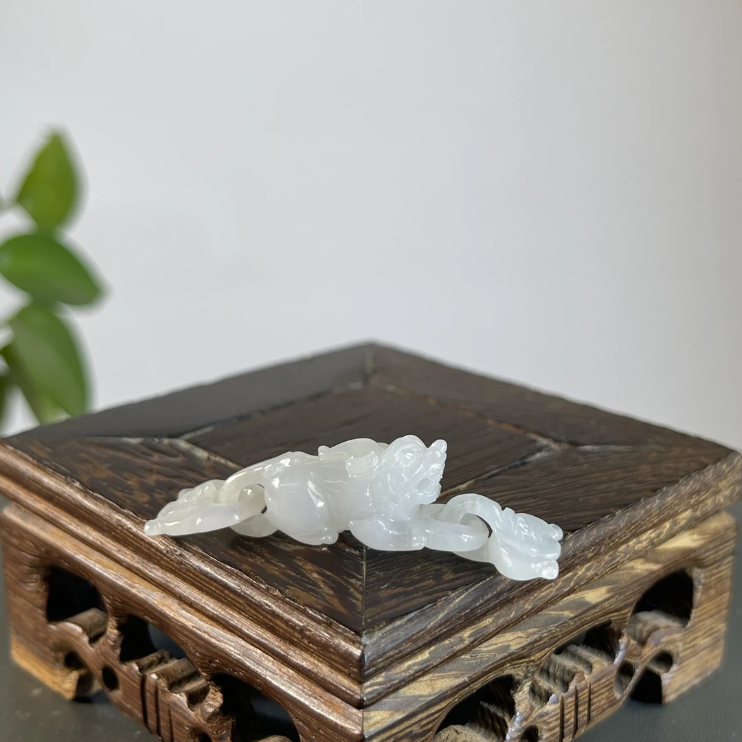 JGB13-016  天然缅甸A货翡翠  貔貅