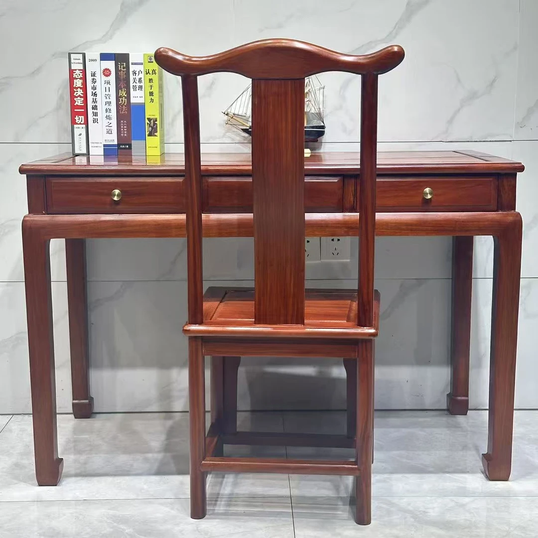 花梨木书桌书房电脑桌小型办公桌尺寸118*58*78cm