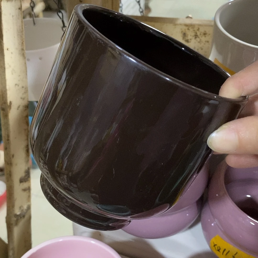 杯子陶盆有孔 瑕疵介意勿拍