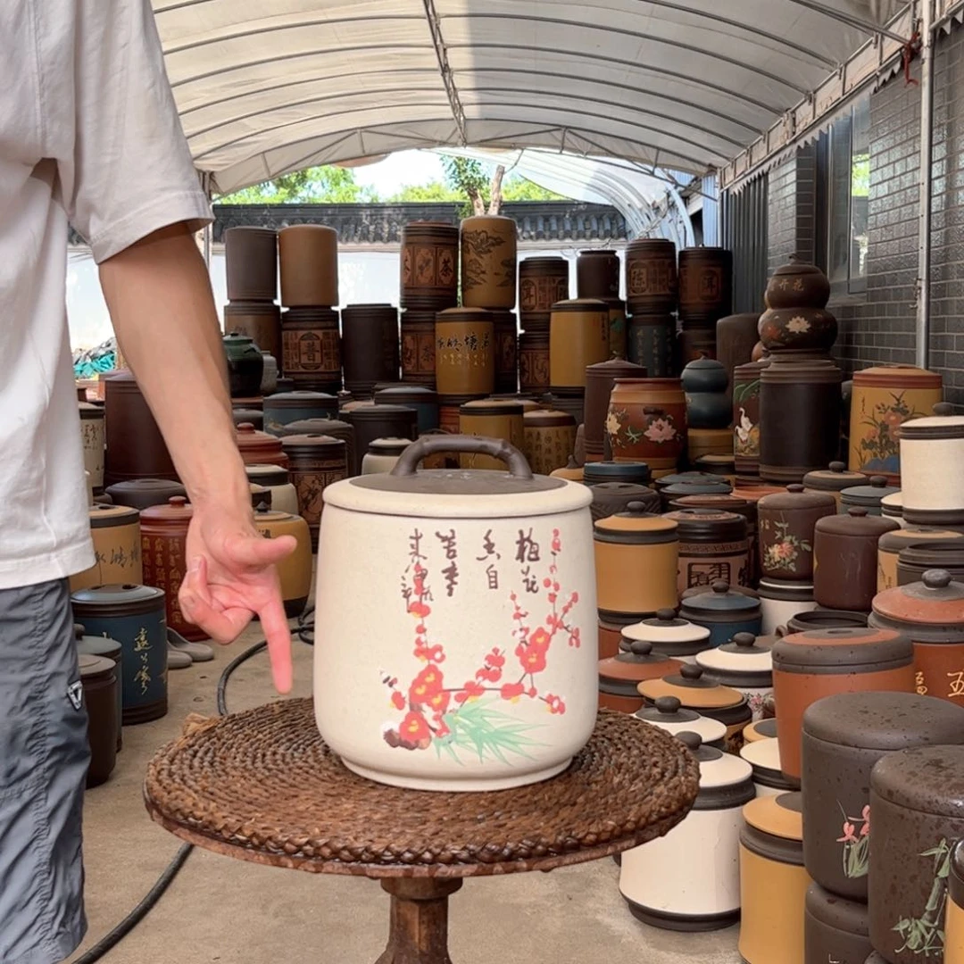 紫砂茶叶罐8 饼茶叶罐