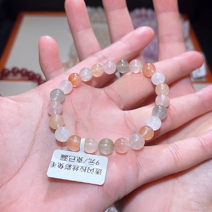 水晶手链未镶嵌373号主图手串  8+