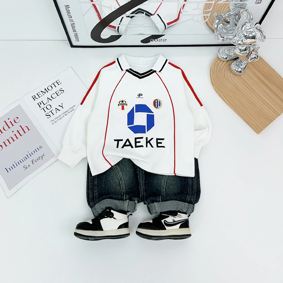 儿童卫衣长袖2025新款男童秋冬季上衣时尚潮牌WGZ367悠悠童话童装