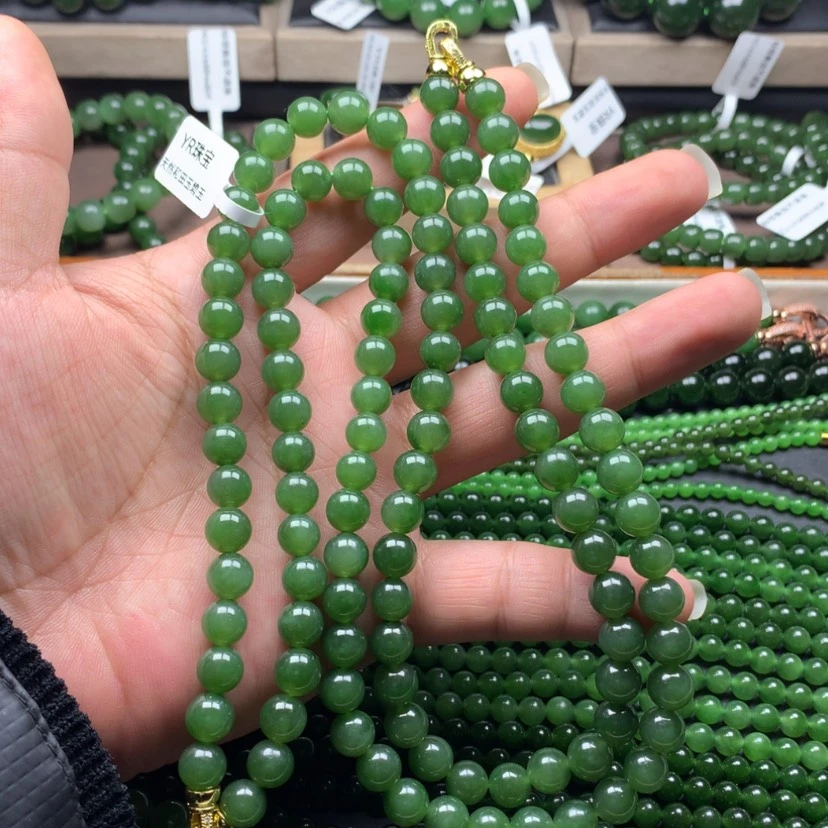 【闪购商品】颈饰未镶嵌和田玉（碧玉）卡8