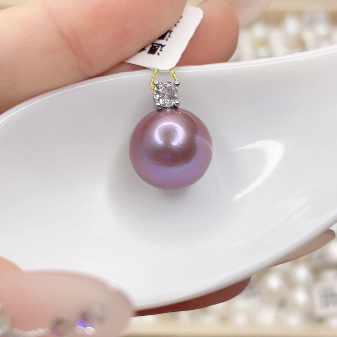 淡水珍珠未镶嵌吊坠(赠链)