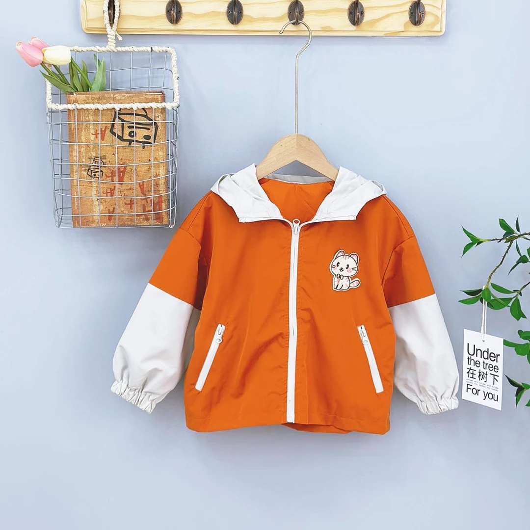 6011高端专享儿童春秋款外套桔色