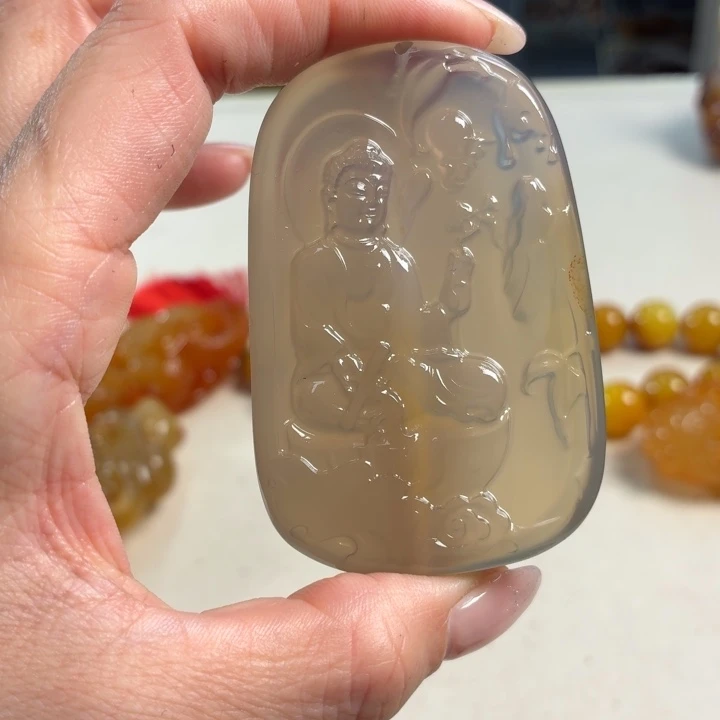 玛瑙/玉髓未镶嵌吊坠(不含链)