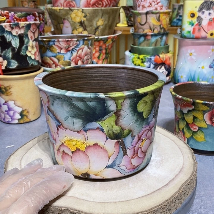 景德镇艺术手绘作品