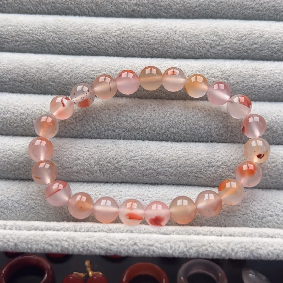 南红玛瑙未镶嵌圆珠8.5mm