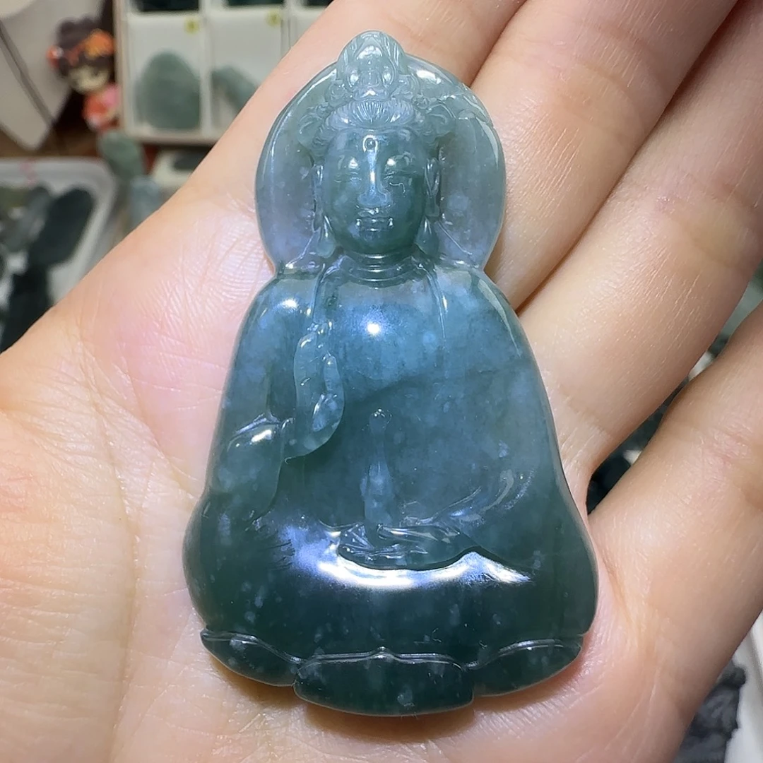 未镶嵌定制翡翠大威天龙翡翠定制